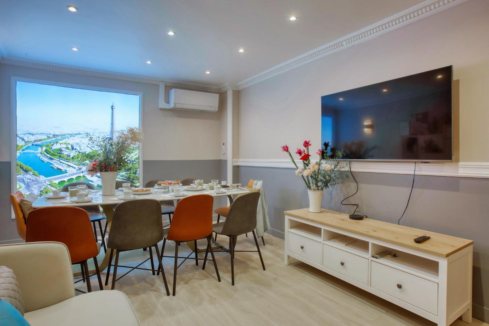 Elegant Triplex In Paris - Ideal For 10 - Aircon Eksteriør bilde